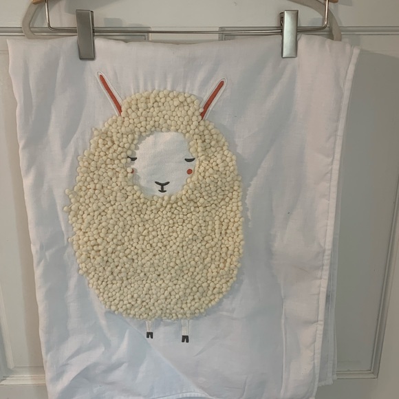 Land of Nod Sheep Baby Bedding Crib Set - Picture 3 of 13